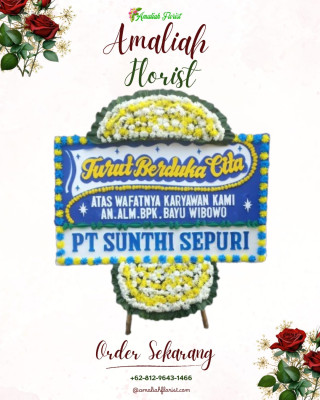 Papan Bunga Duka di Pasirjati