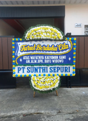 Papan Bunga Duka di Pasirjati