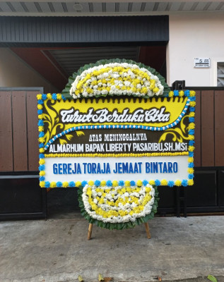 Papan Bunga Duka di Pasirjati
